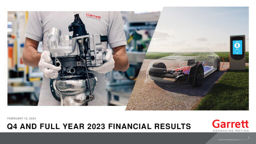 Thumbnail Garrett Motion Quarterly Report 2023-q4