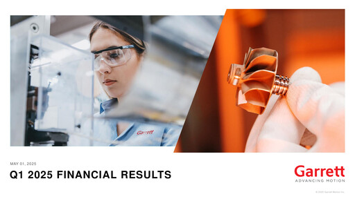 Thumbnail Garrett Motion Quarterly Report 2025-q1