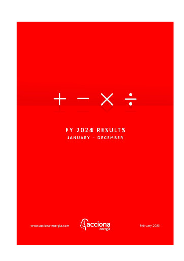 Thumbnail Acciona Energías Renovables Financial Report 2024