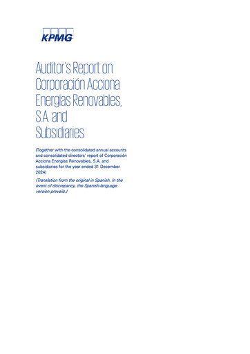 Thumbnail Acciona Energías Renovables Financial Statement 2024