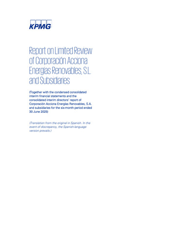 Thumbnail Acciona Energías Renovables Financial Statement 2025-h1