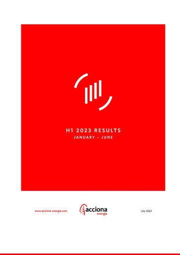 Thumbnail Acciona Energías Renovables Half-year Report 2023-h1