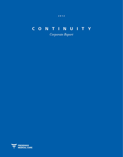 Thumbnail Fresenius Medical Care Annual Report 2012