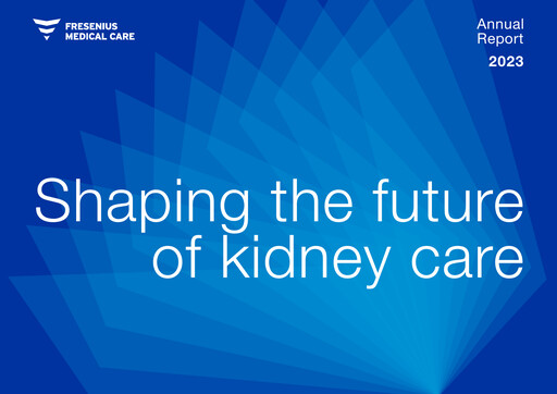 Thumbnail Fresenius Medical Care Annual Report 2023