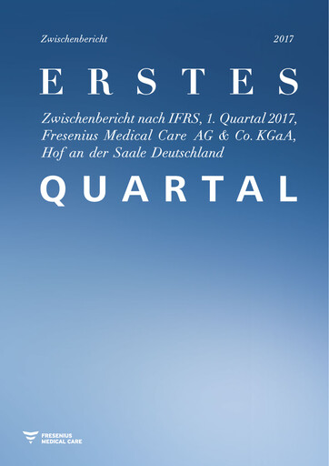 Miniature Fresenius Medical Care Rapport trimestriel 2017-q1