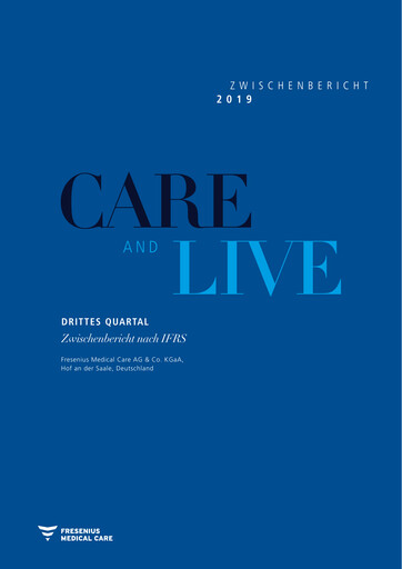 Miniature Fresenius Medical Care Rapport trimestriel 2019-q3