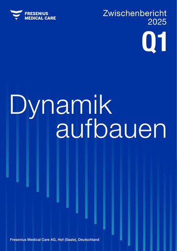 Miniature Fresenius Medical Care Rapport trimestriel 2025-q1