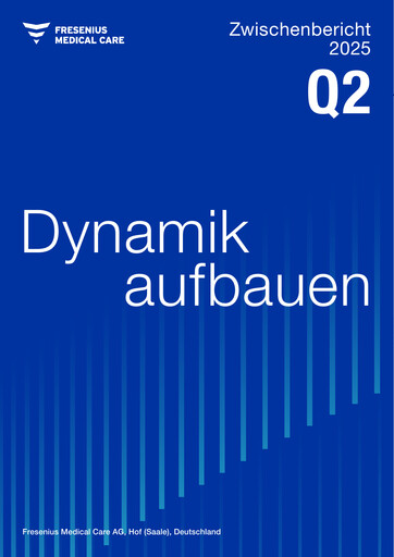 Miniature Fresenius Medical Care Rapport trimestriel 2025-q2