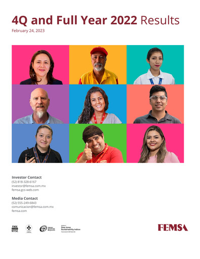 Thumbnail Fomento Económico Mexicano (FEMSA) Quarterly Report 2022-q4