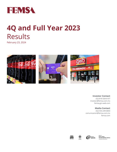 Thumbnail Fomento Económico Mexicano (FEMSA) Quarterly Report 2023-q4