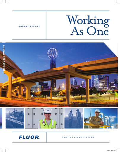 Thumbnail Fluor Corporation
 Annual Report 2016