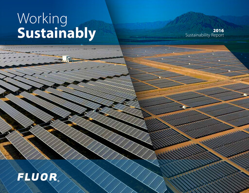 Thumbnail Fluor Corporation
 Sustainability Report 2016