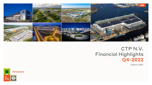Thumbnail CTP N.V. Financial Statement 2022
