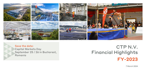 Thumbnail CTP N.V. Financial Statement 2023