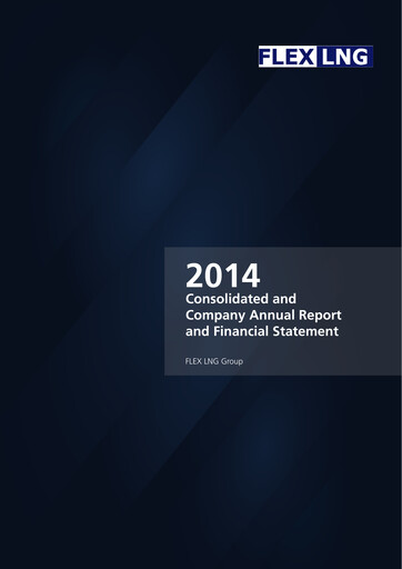 Thumbnail Flex LNG Annual Report 2014