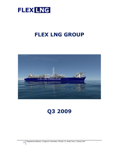 Thumbnail Flex LNG Quarterly Report 2009-q3