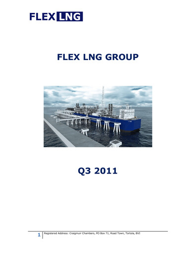 Thumbnail Flex LNG Quarterly Report 2011-q3