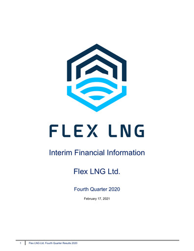 Thumbnail Flex LNG Quarterly Report 2020-q4