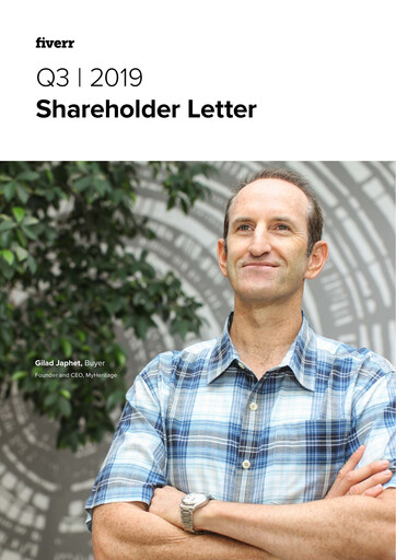 Thumbnail Fiverr Quarterly Report 2019-q3