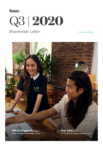 Thumbnail Fiverr Quarterly Report 2020-q3