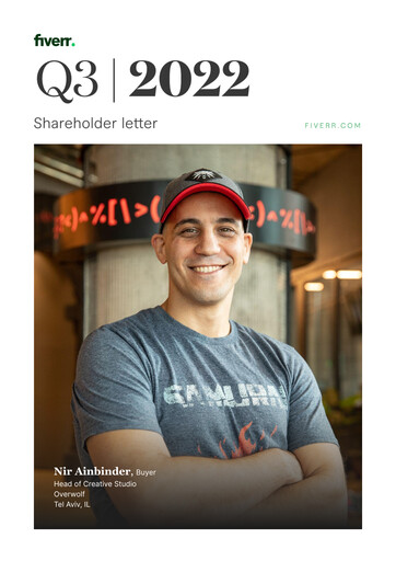 Thumbnail Fiverr Quarterly Report 2022-q3