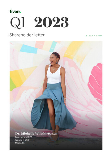 Thumbnail Fiverr Quarterly Report 2023-q1