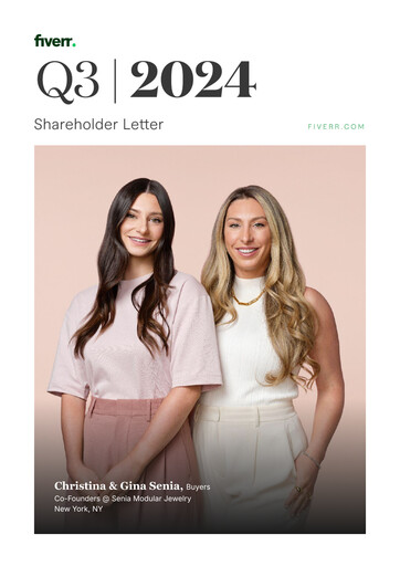 Thumbnail Fiverr Quarterly Report 2024-q3