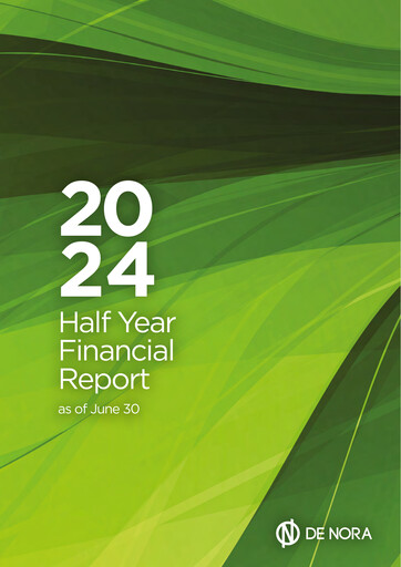 Thumbnail Industrie De Nora Half-year Report 2024-h1