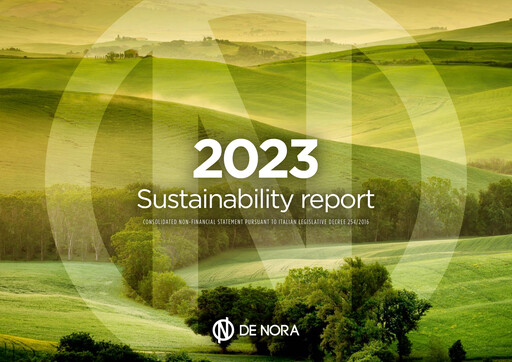 Miniature Industrie De Nora Rapport de durabilité 2023