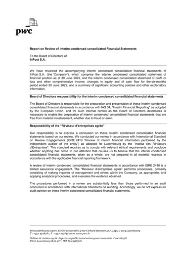 Miniature InPost Rapport semestriel 2022-h1