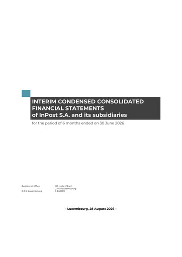 Miniature InPost Rapport semestriel 2026-h1