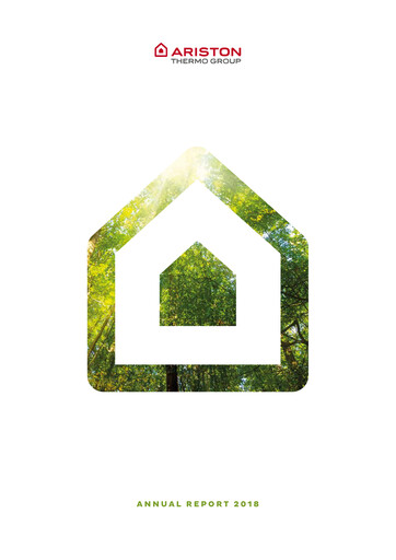 Miniature Ariston Holding Rapport annuel 2018