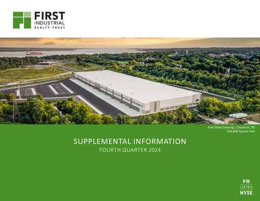 Miniature First Industrial Realty Trust Rapport trimestriel 2024-q4