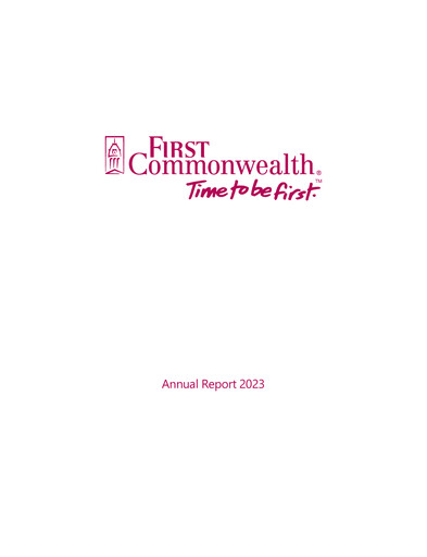 Thumbnail First Commonwealth Financial Corp Annual Report 2023