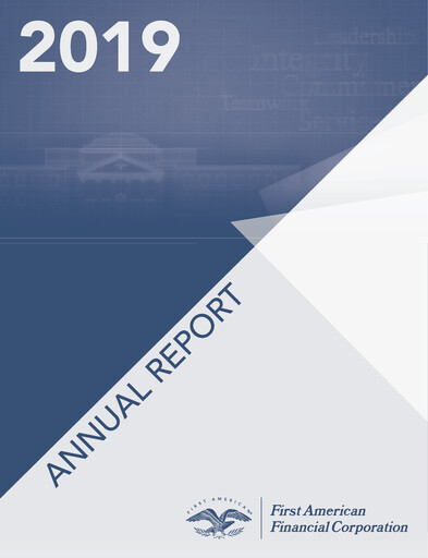 Vorschaubild First American Financial Corporation Jahresbericht 2019