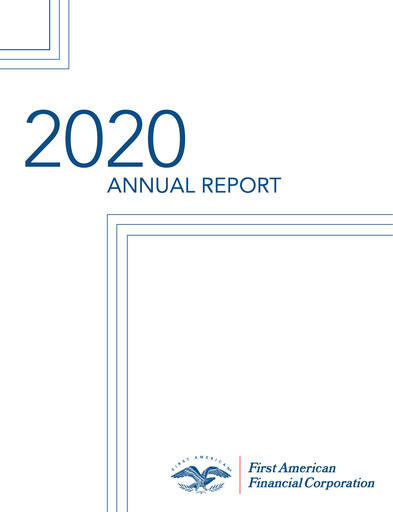 Vorschaubild First American Financial Corporation Jahresbericht 2020