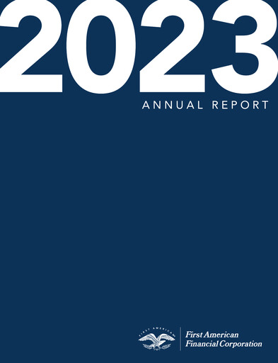 Vorschaubild First American Financial Corporation Jahresbericht 2023
