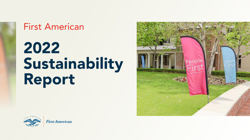 Vorschaubild First American Financial Corporation Nachhaltigkeitsbericht 2022