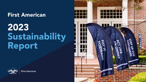 Vorschaubild First American Financial Corporation Nachhaltigkeitsbericht 2023
