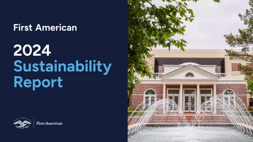 Vorschaubild First American Financial Corporation Nachhaltigkeitsbericht 2024