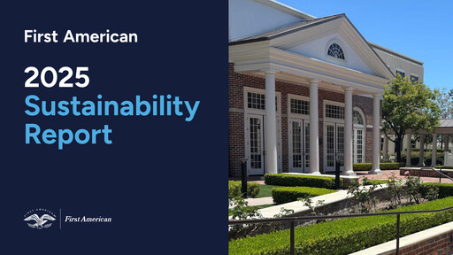 Vorschaubild First American Financial Corporation Nachhaltigkeitsbericht 2025