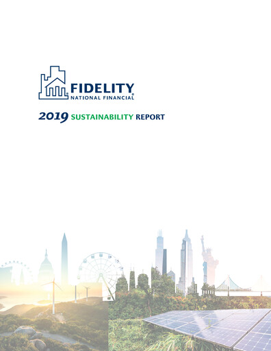 Thumbnail Fidelity National Financial
 Sustainability Report 2019