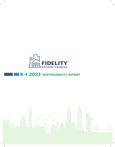 Thumbnail Fidelity National Financial
 Sustainability Report 2021