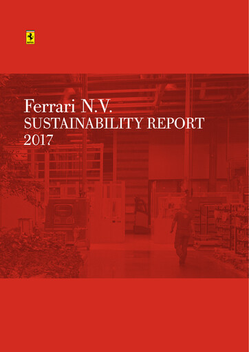 Thumbnail Ferrari Sustainability Report 2017
