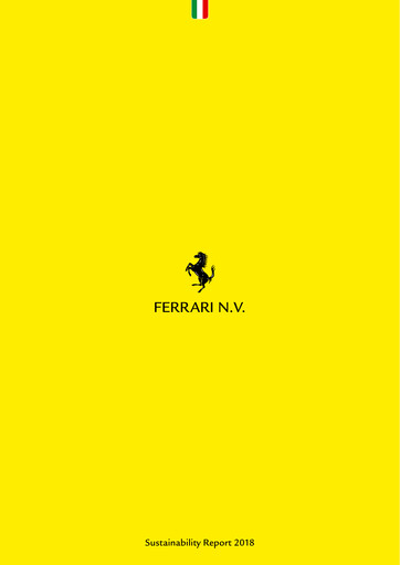 Thumbnail Ferrari Sustainability Report 2018