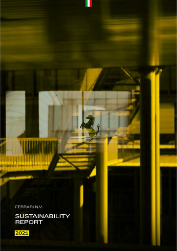 Thumbnail Ferrari Sustainability Report 2021