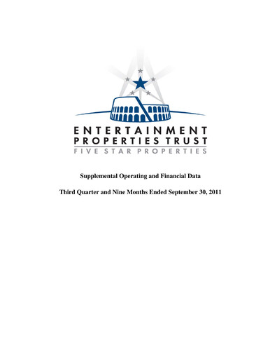 Thumbnail EPR Properties
 Quarterly Report 2011-q3