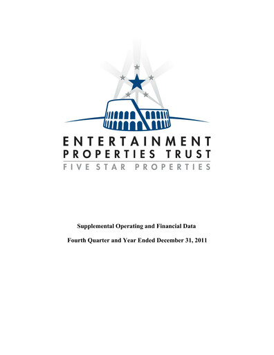 Thumbnail EPR Properties
 Quarterly Report 2011-q4