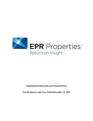 Thumbnail EPR Properties
 Quarterly Report 2013-q4