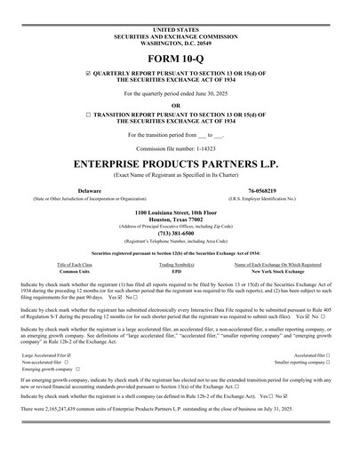 Thumbnail Enterprise Products Quarterly Report 2025-q2